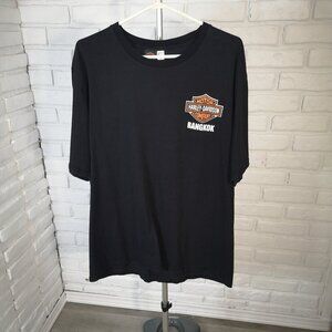 Harley-Davidson Bangkok Men's Size XL Black Short Sleeves T-shirt